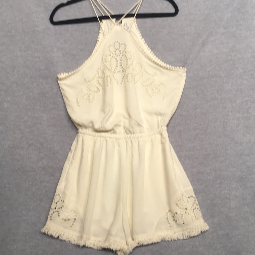 American Eagle Beachy Vacation Poolside Lacy Embr… - image 1